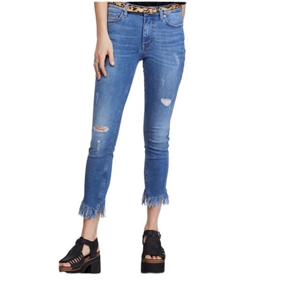 Free People Denim - Free People Raw Hem Jeans A3